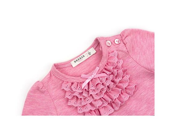Кофта Breeze с кружевной оборкой (10040-92G-pink), изображение 3