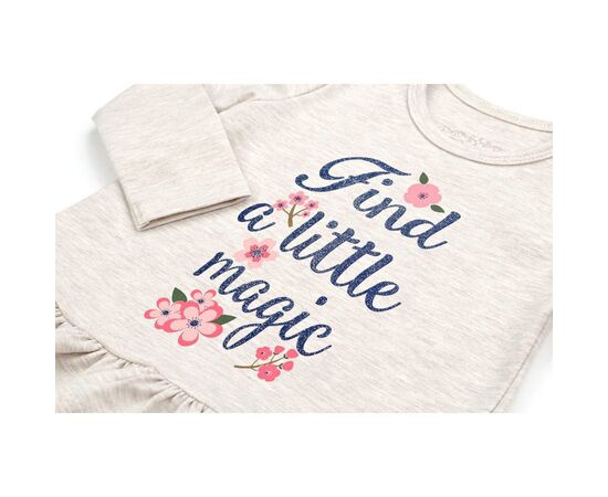 Кофта Breeze с оборкой (10576-80G-beige), изображение 4