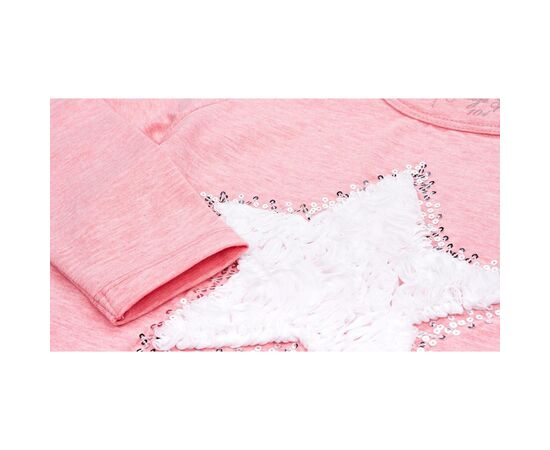 Кофта Breeze со звездой и оборкой (10536-110G-pink), изображение 5