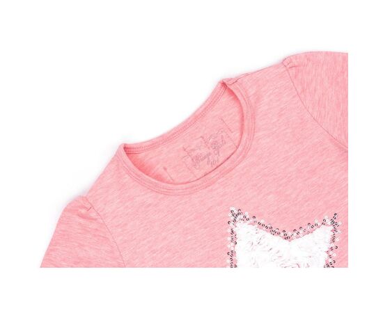 Кофта Breeze со звездой и оборкой (10536-116G-pink), изображение 3 Кофта Breeze со звездой и оборкой (10536-116G-pink), изображение 3