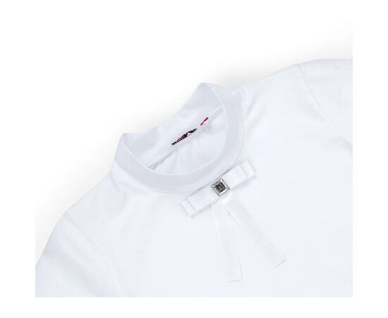 Кофта Matilda со стойкой и кружевом на полочке (8658-152-white), изображение 3 Кофта Matilda со стойкой и кружевом на полочке (8658-152-white), изображение 3