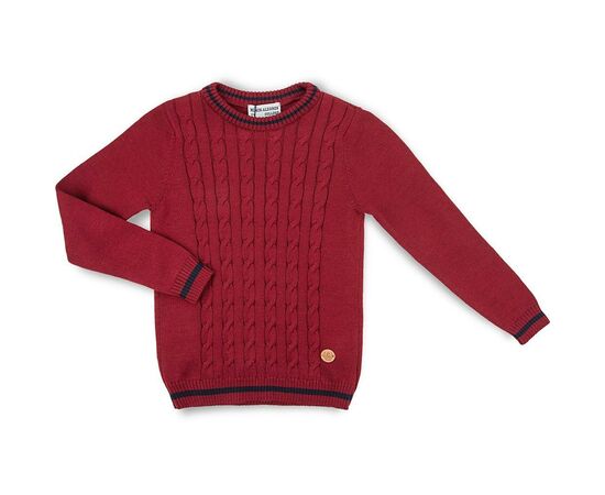 Кофта Na в'язана з косами (AFB1033-116B-red)