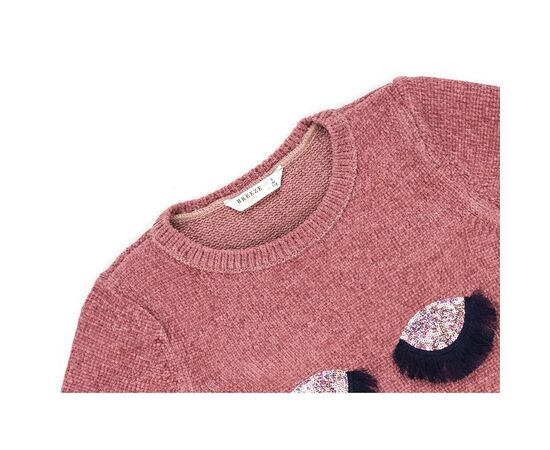 Кофта Breeze с аппликацией (T-169-152G-pink), изображение 3 Кофта Breeze с аппликацией (T-169-152G-pink), изображение 3