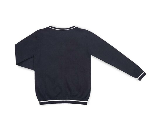 Кофта Breeze на пуговичках с полосой (V-1314-140G-blue), изображение 2 Кофта Breeze на пуговичках с полосой (V-1314-140G-blue), изображение 2