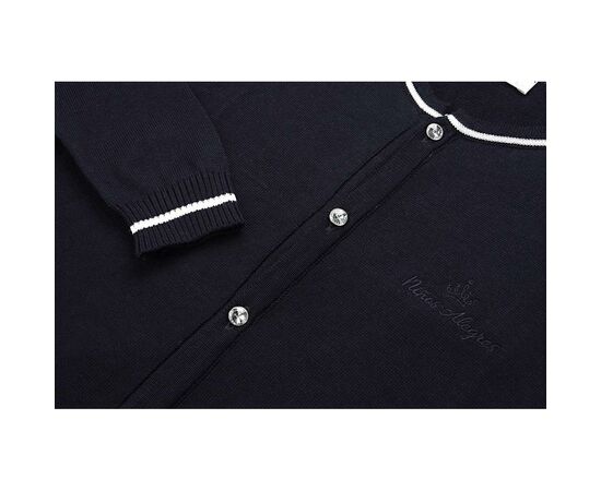 Кофта Breeze на пуговичках с полосой (V-1314-146G-blue), изображение 4