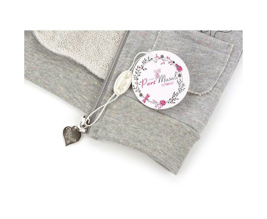 Кофта Haknur на молнии с меховым капюшоном (6943-68G-gray), изображение 6 Кофта Haknur на молнии с меховым капюшоном (6943-68G-gray), изображение 6