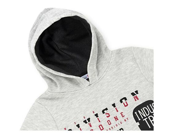 Кофта Haknur с капюшоном (6785-116B-gray), изображение 3 Кофта Haknur с капюшоном (6785-116B-gray), изображение 3