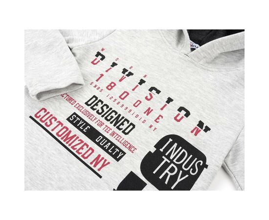 Кофта Haknur с капюшоном (6785-116B-gray), изображение 4 Кофта Haknur с капюшоном (6785-116B-gray), изображение 4