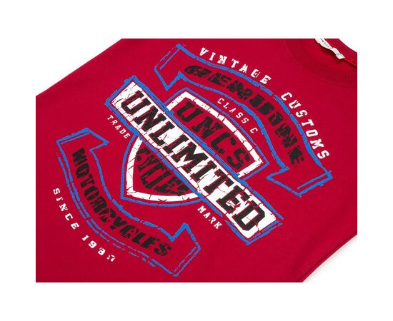 Кофта Breeze "Vintage customs" (11616-152B-red), изображение 4 Кофта Breeze "Vintage customs" (11616-152B-red), изображение 4