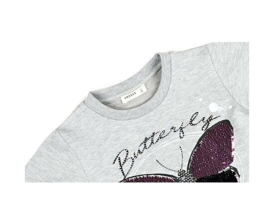 Кофта Breeze "Butterfly" (10823-134G-gray), изображение 3 Кофта Breeze "Butterfly" (10823-134G-gray), изображение 3