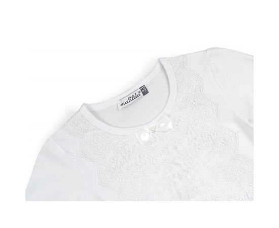 Кофта Matilda с кружевом (10498-128G-white), изображение 2 Кофта Matilda с кружевом (10498-128G-white), изображение 2