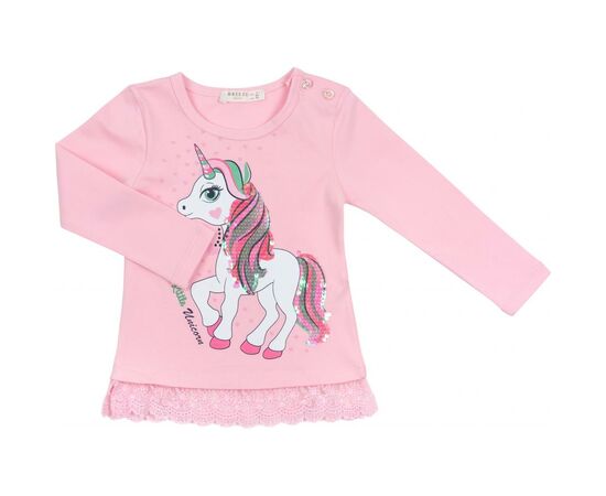 Кофта Breeze с единорогом (11922-92G-pink)