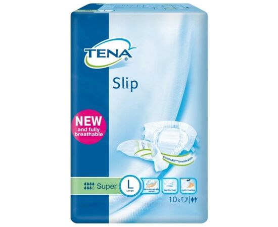 Підгузки для дорослих Tena Slip Super Large 10 (7322541118819)