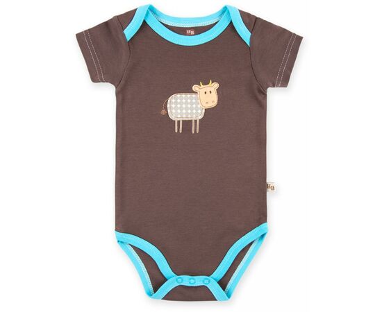 Набор детской одежды Luvable Friends из бамбука с рисунком животных голубой для мальчиков (68353.3-6), изображение 2 Набор детской одежды Luvable Friends из бамбука с рисунком животных голубой для мальчиков (68353.3-6), изображение 2