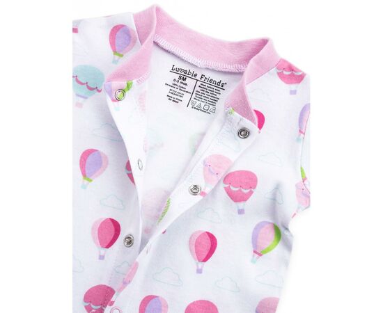 Человечек Luvable Friends на кнопочках с воздушными шариками для девочек (83152.P.0-3), изображение 5 Человечек Luvable Friends на кнопочках с воздушными шариками для девочек (83152.P.0-3), изображение 5