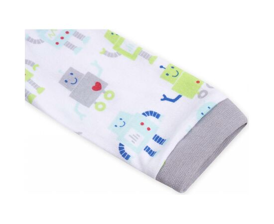 Человечек Luvable Friends на кнопочках с рисунками роботов для мальчиков (83146.G.0-3), изображение 4 Человечек Luvable Friends на кнопочках с рисунками роботов для мальчиков (83146.G.0-3), изображение 4