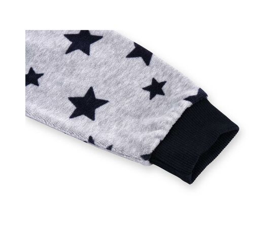 Набор детской одежды Breeze велюровый с вертолетом и штанишками в звездочку (8113-80/B-dark blue), изображение 7 Набор детской одежды Breeze велюровый с вертолетом и штанишками в звездочку (8113-80/B-dark blue), изображение 7