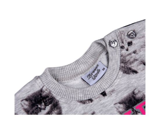 Набор детской одежды Breeze с котиками (7874-80/G-gray), изображение 5 Набор детской одежды Breeze с котиками (7874-80/G-gray), изображение 5