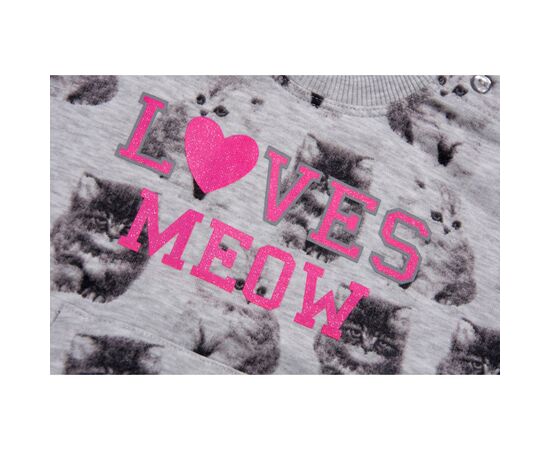 Набор детской одежды Breeze с котиками (7874-98/G-gray), изображение 7