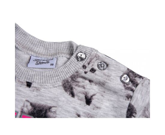 Набор детской одежды Breeze кофта и брюки серый меланж (7874-92G-gray), изображение 3 Набор детской одежды Breeze кофта и брюки серый меланж (7874-92G-gray), изображение 3