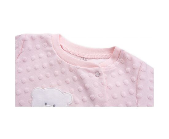 Человечек Bibaby с медвежонком (60063-50G-pink), изображение 3