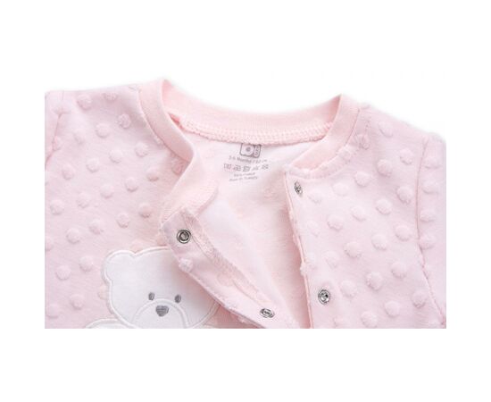 Человечек Bibaby с медвежонком (60063-50G-pink), изображение 4