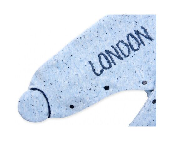 Человечек Bibaby велюровый с карманчиком "London" (60169-56B-blue), изображение 5 Человечек Bibaby велюровый с карманчиком "London" (60169-56B-blue), изображение 5