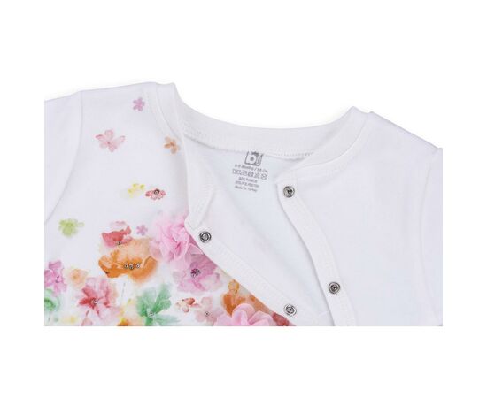 Человечек Bibaby с нежными цветочками (60195-68G-pink), изображение 3 Человечек Bibaby с нежными цветочками (60195-68G-pink), изображение 3
