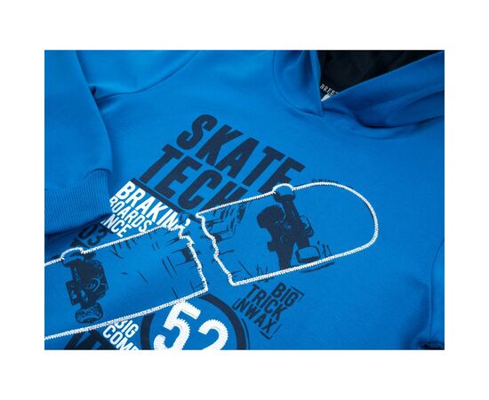 Кофта Breeze "SKATE" (13674-116B-blue), изображение 3 Кофта Breeze "SKATE" (13674-116B-blue), изображение 3