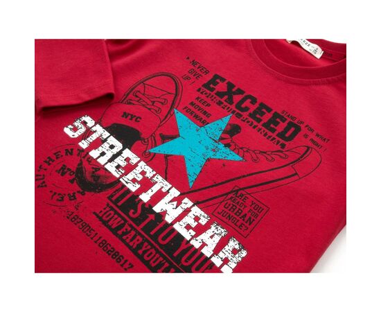Кофта Breeze "STREETWEAR" (13822-140B-red), изображение 3 Кофта Breeze "STREETWEAR" (13822-140B-red), изображение 3