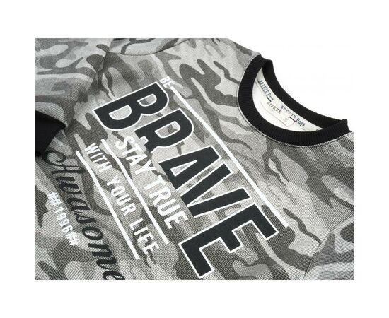 Кофта Breeze "BRAVE" (13870-140B-gray), изображение 3 Кофта Breeze "BRAVE" (13870-140B-gray), изображение 3