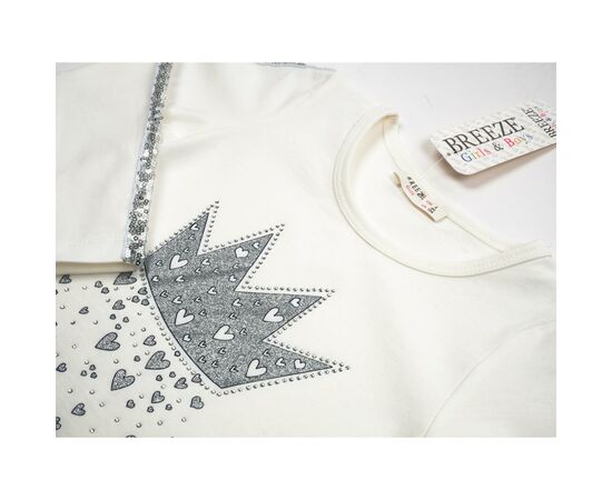 Кофта Breeze с коронкой (14215-110G-cream), изображение 3 Кофта Breeze с коронкой (14215-110G-cream), изображение 3