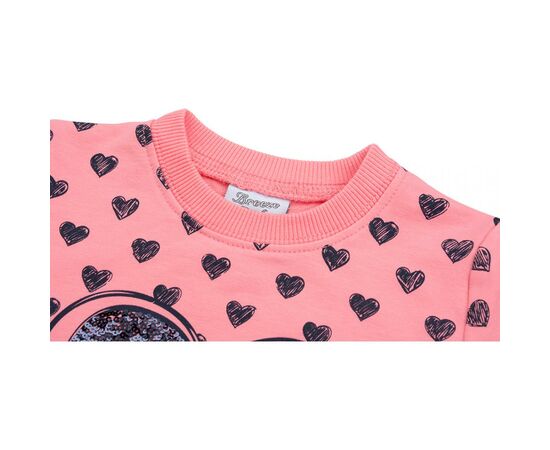 Набор детской одежды Breeze кофта с брюками с котиком и бантиком (8271-104G-pink), изображение 4 Набор детской одежды Breeze кофта с брюками с котиком и бантиком (8271-104G-pink), изображение 4