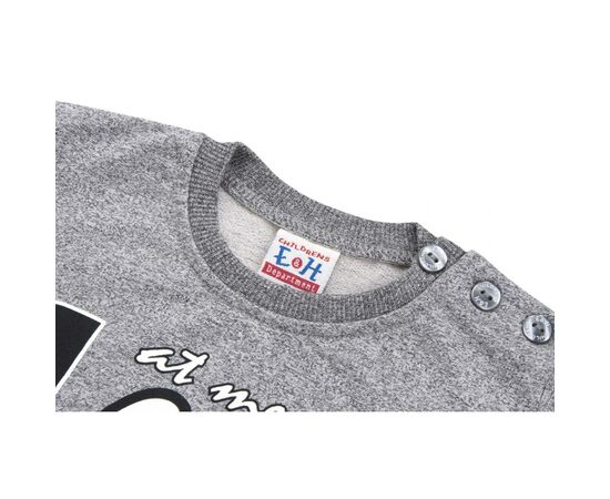 Набор детской одежды Breeze кофта с брюками "Look " (8074-74B-gray), изображение 5 Набор детской одежды Breeze кофта с брюками "Look " (8074-74B-gray), изображение 5