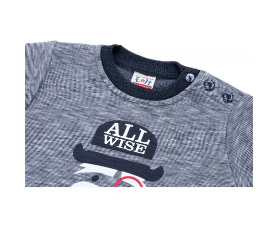 Набор детской одежды Breeze с собачкой в шляпе (8713-74B-blue), изображение 6 Набор детской одежды Breeze с собачкой в шляпе (8713-74B-blue), изображение 6