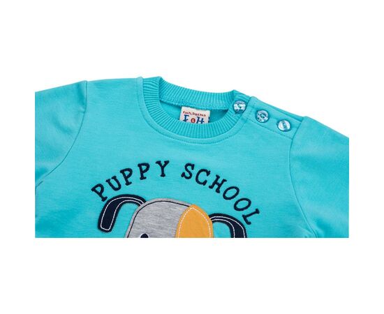 Набор детской одежды E&H с собачкой "PUPPY SCHOOL" (8653-74B-blue), изображение 5 Набор детской одежды E&H с собачкой "PUPPY SCHOOL" (8653-74B-blue), изображение 5