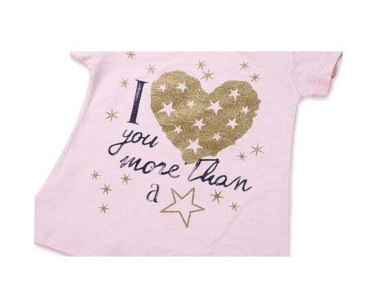 Набор детской одежды Breeze с золотым сердцем (8735-110G-pink), изображение 5 Набор детской одежды Breeze с золотым сердцем (8735-110G-pink), изображение 5