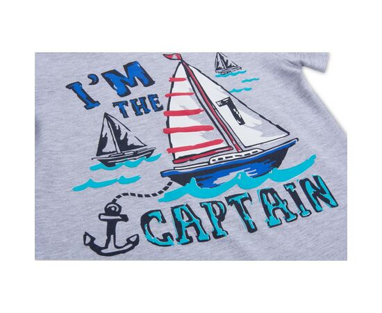 Набор детской одежды E&H с корабликами "I'm the captain" (8306-92B-gray), изображение 8 Набор детской одежды E&H с корабликами "I'm the captain" (8306-92B-gray), изображение 8