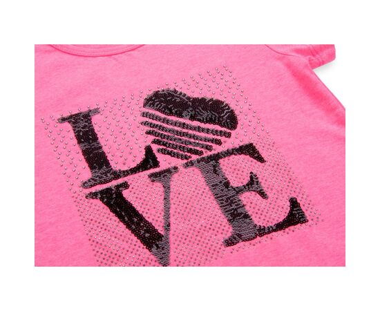 Набор детской одежды Breeze с надписью "LOVE" из пайеток (8307-116G-pink), изображение 8 Набор детской одежды Breeze с надписью "LOVE" из пайеток (8307-116G-pink), изображение 8