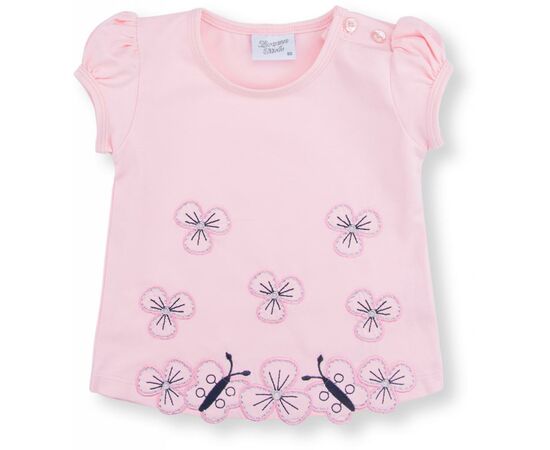 Набор детской одежды Breeze с вышитыми цветочками и бабочками (8882-104G-pink), изображение 2 Набор детской одежды Breeze с вышитыми цветочками и бабочками (8882-104G-pink), изображение 2