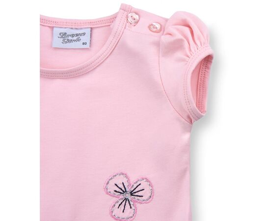 Набор детской одежды Breeze с вышитыми цветочками и бабочками (8882-104G-pink), изображение 4 Набор детской одежды Breeze с вышитыми цветочками и бабочками (8882-104G-pink), изображение 4