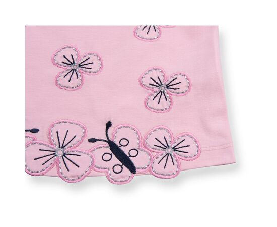 Набор детской одежды Breeze с вышитыми цветочками и бабочками (8882-104G-pink), изображение 6 Набор детской одежды Breeze с вышитыми цветочками и бабочками (8882-104G-pink), изображение 6