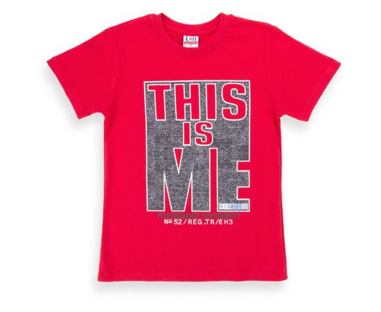 Набор детской одежды Breeze футболка "This is me" с шортами (8939-116B-red), изображение 2