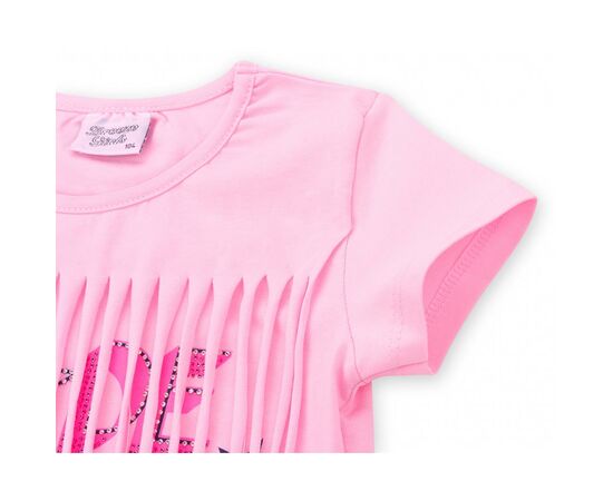 Набор детской одежды Breeze футболка со звездочками с шортами (9036-104G-pink), изображение 5