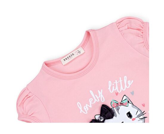 Набор детской одежды Breeze с котиками (7493-98G-pink), изображение 7 Набор детской одежды Breeze с котиками (7493-98G-pink), изображение 7