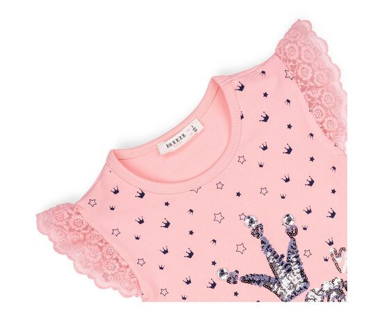 Набор детской одежды Breeze с коронкой из пайеток (10133-98G-peach), изображение 7 Набор детской одежды Breeze с коронкой из пайеток (10133-98G-peach), изображение 7