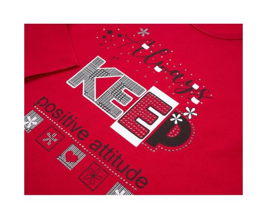 Набор детской одежды Breeze "ALWAYS KEEP POSITIVE ATTITUDE" (13591-134G-red), изображение 7 Набор детской одежды Breeze "ALWAYS KEEP POSITIVE ATTITUDE" (13591-134G-red), изображение 7