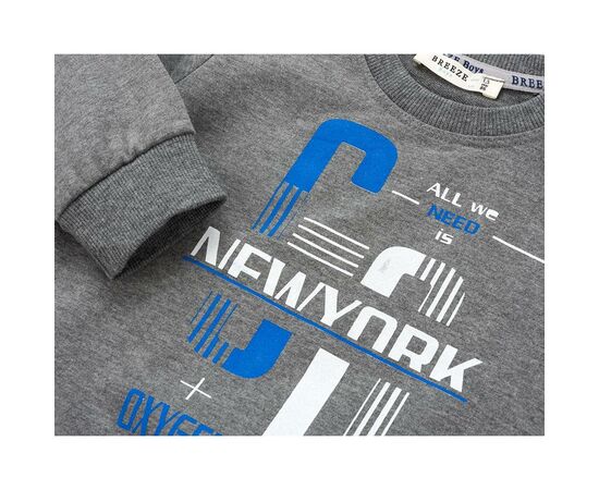 Набор детской одежды Breeze "NEW YORK" (11495-92B-gray), изображение 9 Набор детской одежды Breeze "NEW YORK" (11495-92B-gray), изображение 9