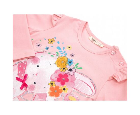Набор детской одежды Breeze с зайчиком в цветах (13299-86G-pink), изображение 7 Набор детской одежды Breeze с зайчиком в цветах (13299-86G-pink), изображение 7