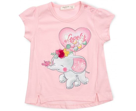 Набор детской одежды Breeze со слоником (13376-92G-pink), изображение 2